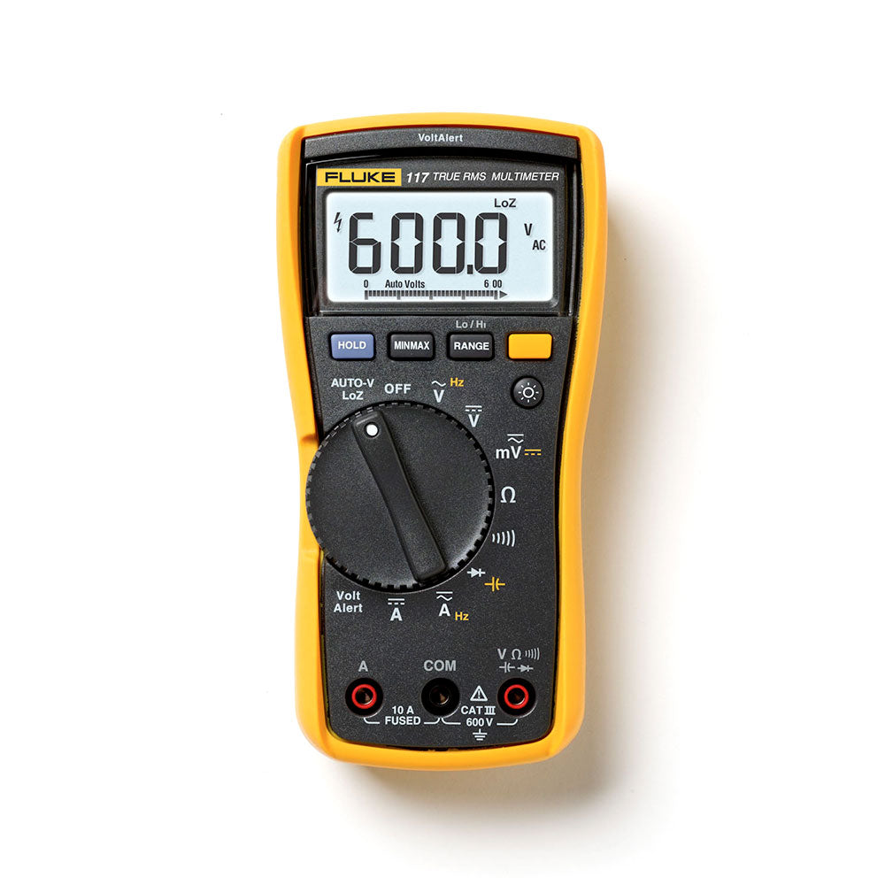 Fluke 2538815 117 Electrician's True RMS Digital Multimeter with Non-Contact Voltage Detection