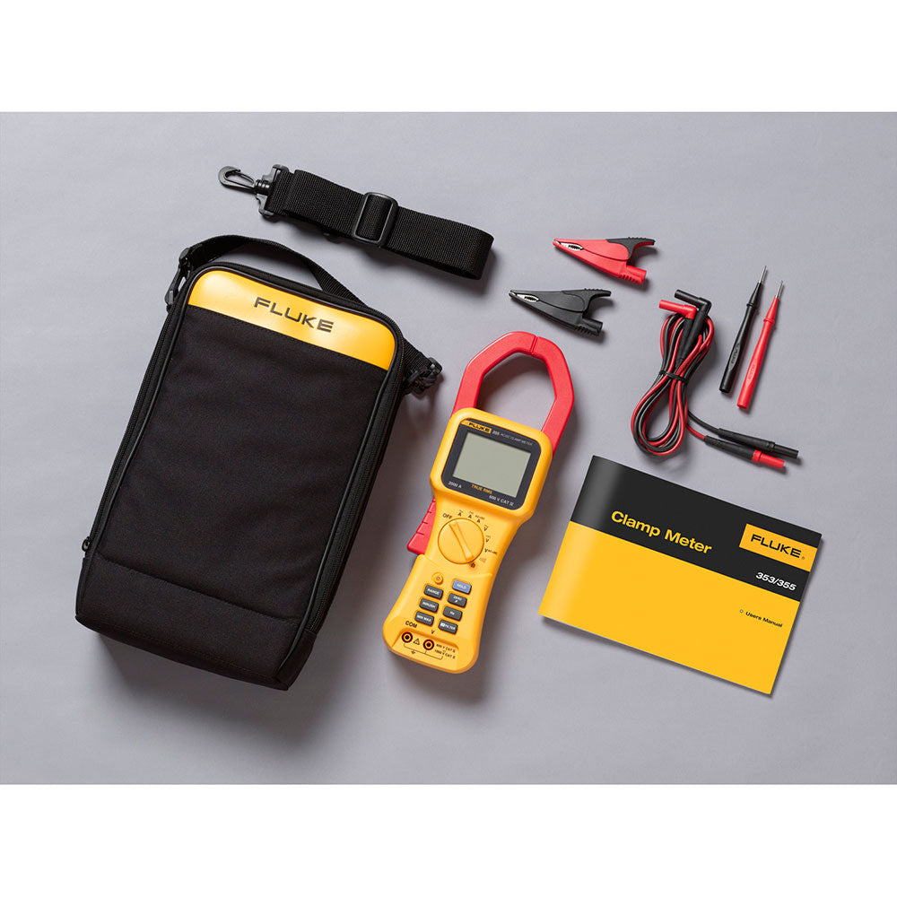 Fluke 355 True-RMS AC/DC Clamp Meter, 2000A AC/DC