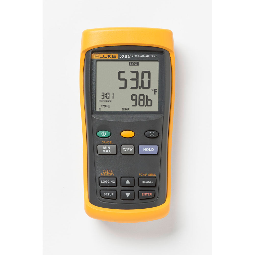 Fluke 53-2 60HZ Single Input Thermometer with Recording