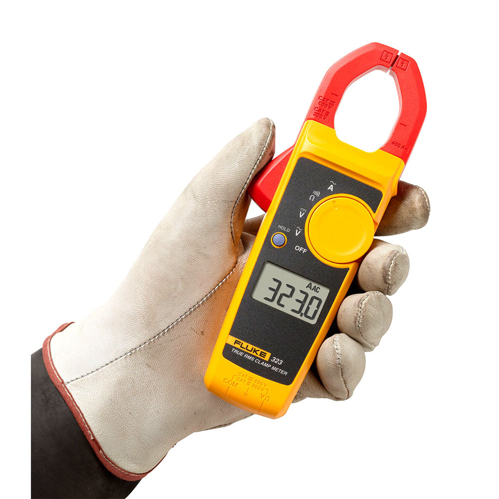 Fluke 4152628 323 True RMS AC Clamp Meter up to 400A, 600V AC/DC - 2