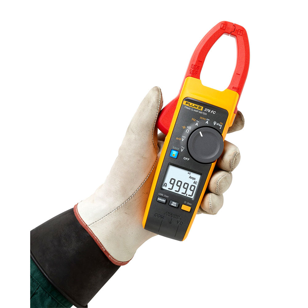 Fluke 4695861 376 FC True-RMS AC/DC Clamp Meter with iFlex and Fluke Connect Measurements - 2