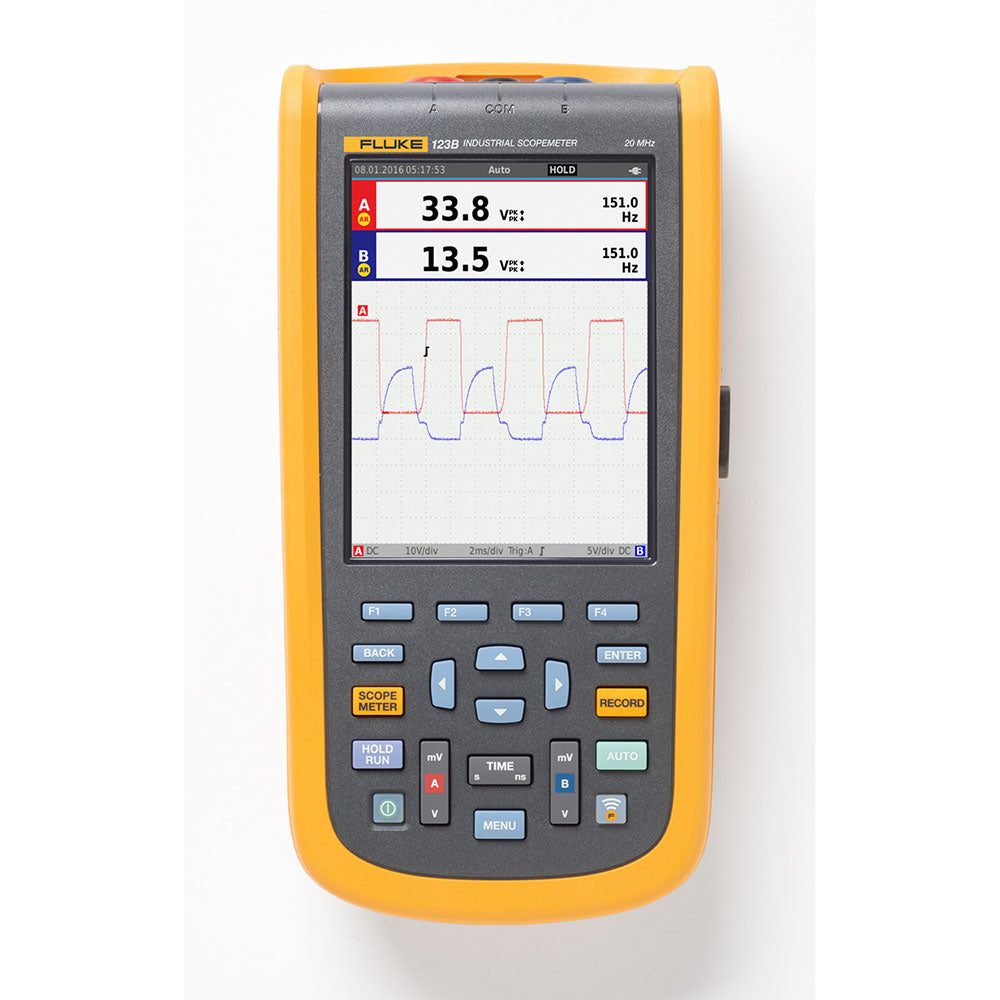 Fluke FLUKE-123B/NA/S Industrial Scopemeter, 20MHZ - 4