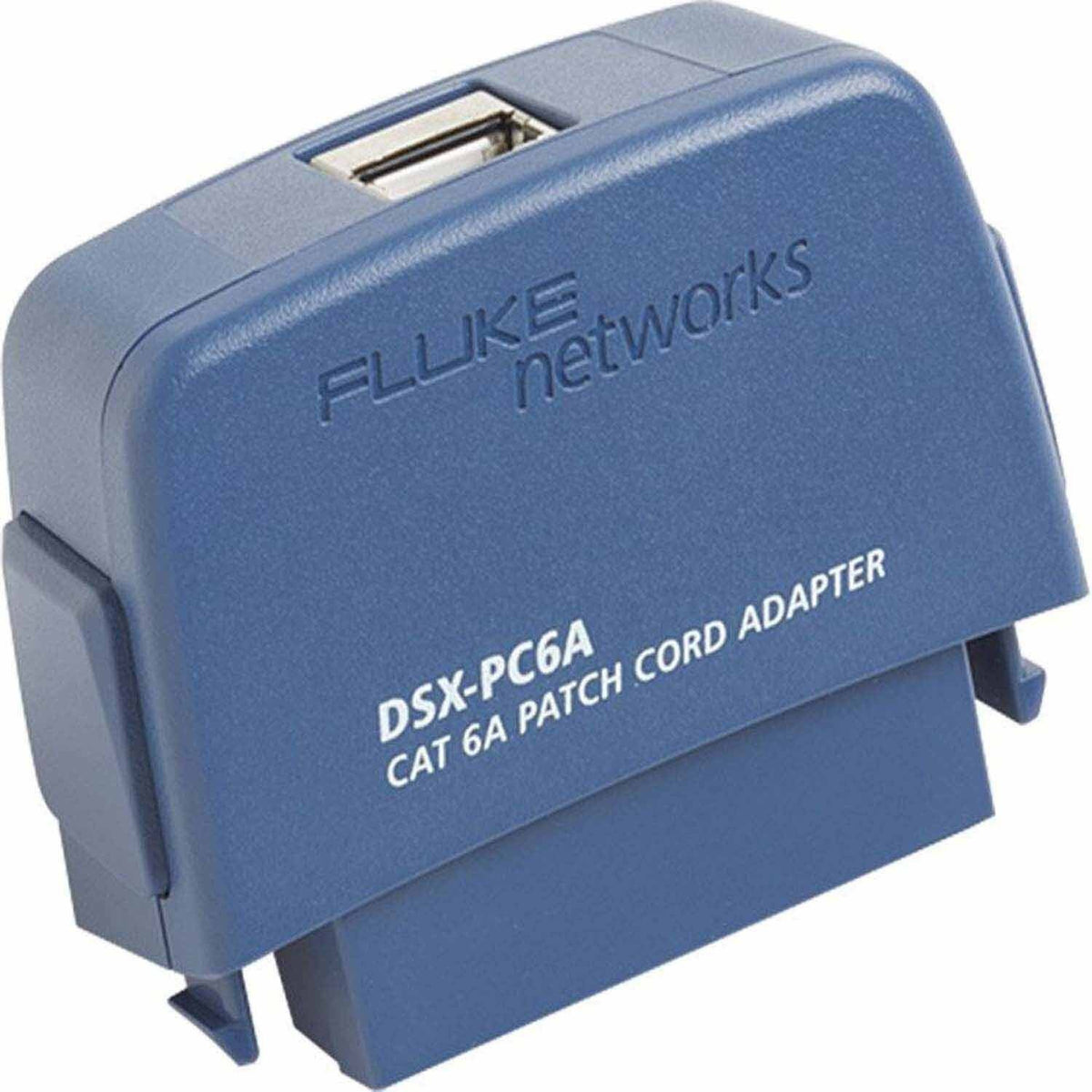 Fluke DSX-PC6A Single DSX CAT 6A Adapter with Shielded Patch Cord Jack ...