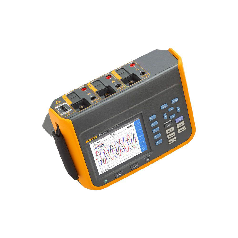 Fluke 5125198 NORMA 6003+ Portable Power Analyzer with Speed & Torque, Three-Channel - 5