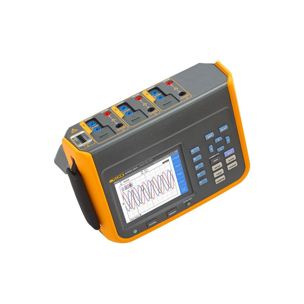 Fluke 5125198 NORMA 6003+ Portable Power Analyzer with Speed & Torque, Three-Channel - 6