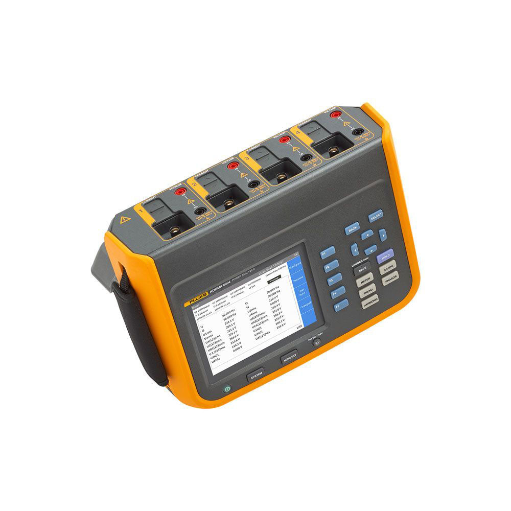 Fluke 5125209 NORMA 6004 Portable Power Analyzer without Speed & Torque, Four-Channel - 5