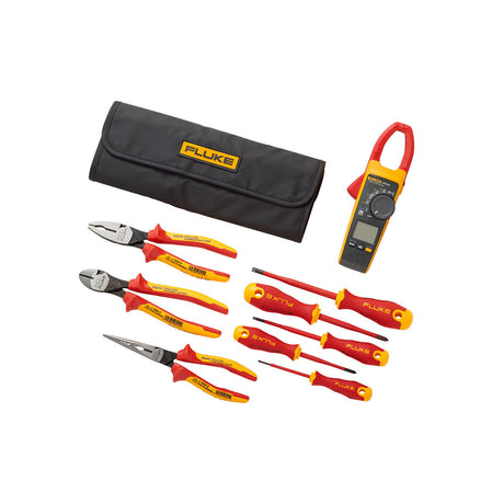 Fluke 5132939 IB376K Wireless True-RMS AC/DC Clamp Meter (376 FC) w/Insulated Hand Tools