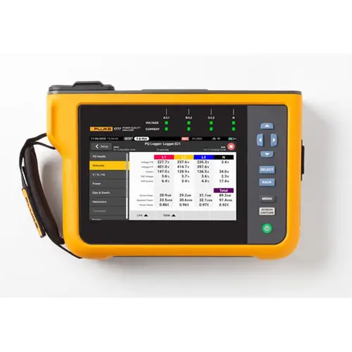 Fluke 5272819 FLUKE-1777/BASIC Three-Phase Power Quality Analyzer Basic with Hard Carrying Case (No Probes) - 5