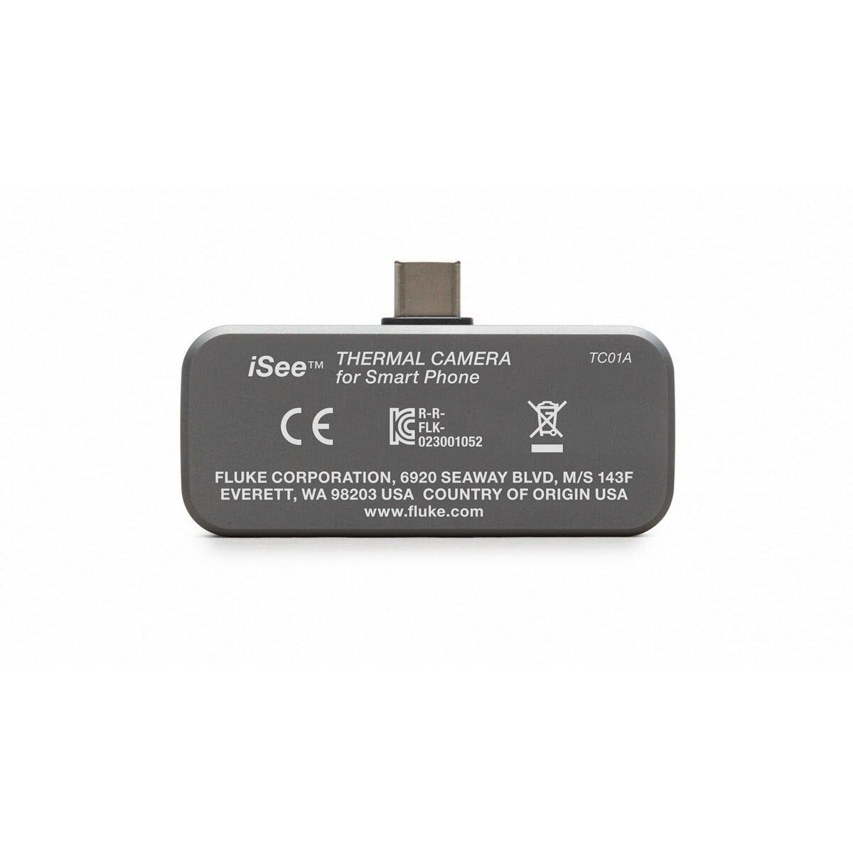 Fluke 5518338 FLUKE-TC01A 25HZ iSee Mobile Thermal Camera 256x192 25Hz for Android - 3