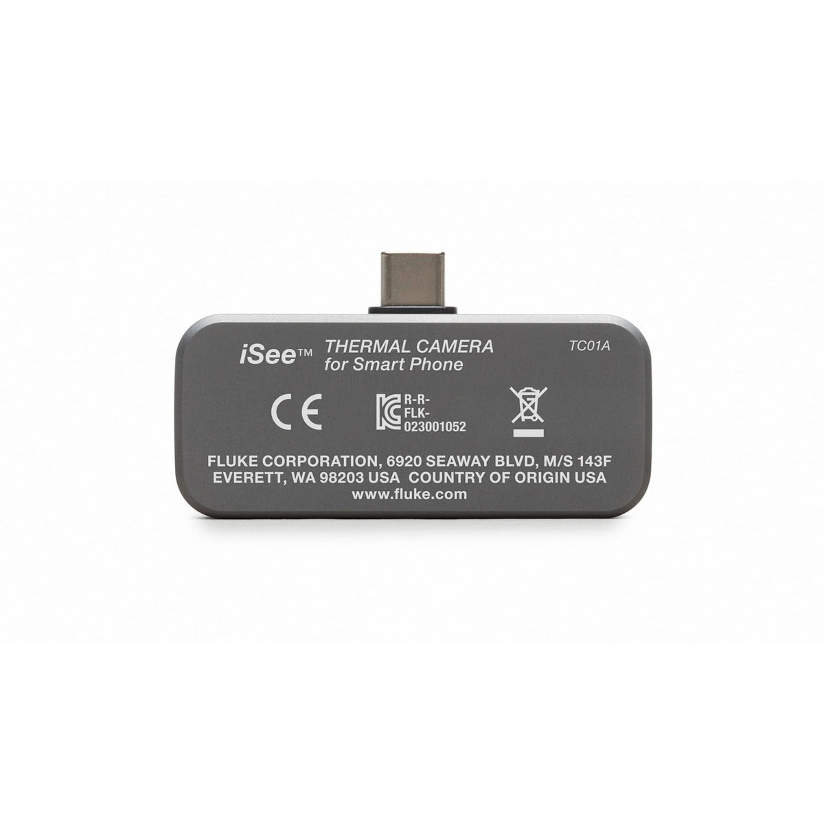 Fluke 5518338 FLUKE-TC01A 25HZ iSee Mobile Thermal Camera 256x192 25Hz for Android - 3