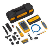 Fluke 6022794 LIQ-DUO-VFL-LFD LinkIQ Duo Cable Wi-Fi Network Tester Kit with VisiFault Visual Fault Locator and FiberLert Live Fiber Detector
