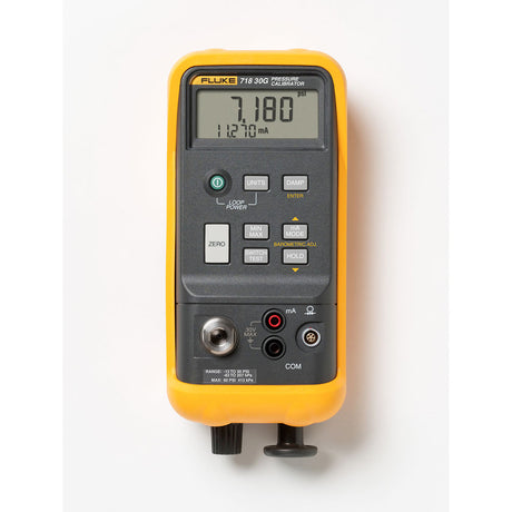 Fluke 718 30G  Pressure Calibrator, -12 to 30 psi, .025% Accuracy