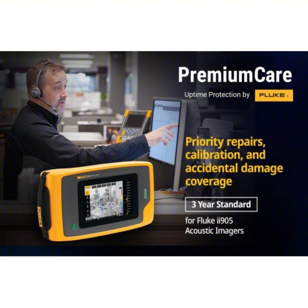 Fluke FLUKE-II905/FPC3 6018211, II905 Industrial Acoustic Imager w/ 3 Years of Premium Care Standard - 7