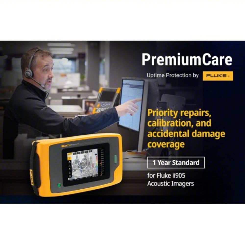 Fluke FLUKE-II905/FPC 6017827, II905 Industrial Acoustic Imager with 1 Year of Premium Care Standard - 7