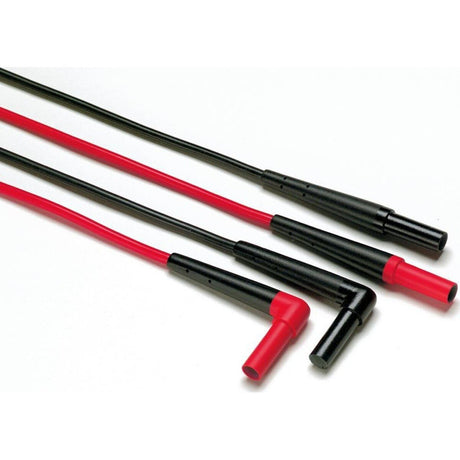 Fluke TL224 1.5 m SureGrip Silicone Test Lead Extenders with Right Angle and Straight Connectors