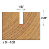 Freud 04-100 1/8" (Dia.) Double Flute Straight Bit - 2