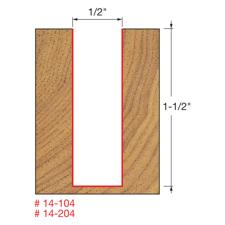 Freud 14-204 1/2" (Dia.) Stagger Bit - 2