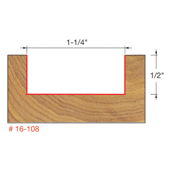 Freud 16-108 1-1/4" (Dia.) Mortising Bit - 2