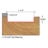 Freud 16-522 1-1/4" (Dia.) Mortising Bit - 2