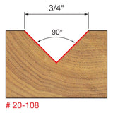 Freud 20-108 3/4" (Dia.) V Grooving Bit - 2