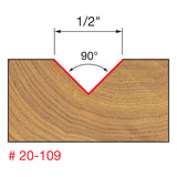 Freud 20-109 1/2" (Dia.) V Grooving Bit - 2