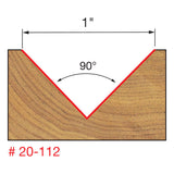 Freud 20-112 1" (Dia.) V Grooving Bit - 2