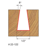 Freud 22-122 1/2" (Dia.) Dovetail Bit - 2