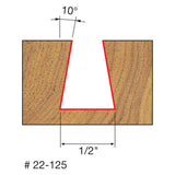 Freud 22-125 1/2" (Dia.) Dovetail Bit - 2