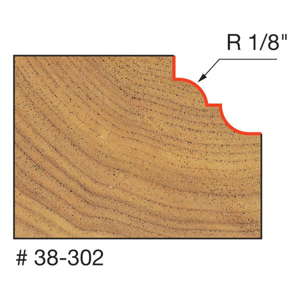 Freud 38-302 1-5/32" (Dia.) Cove & Bead Bit - 2