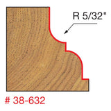 Freud 38-632 1-1/8" (Dia.) Classical Cove & Round Bit - 2