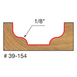 Freud 39-154 1/8" Radius Ogee Groove Bit - 2