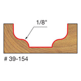 Freud 39-154 1/8" Radius Ogee Groove Bit - 2
