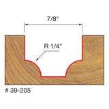 Freud 39-205 1/4" Radius Ovolo Bit - 2