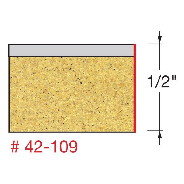 Freud 42-109 1/2" (Dia.) Bearing Flush Trim Bit - 2