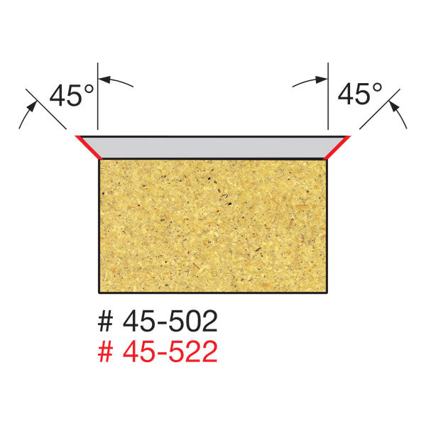 Freud 45-502 1-3/8" (Dia.) Laminate Miter Joint Bit - 2