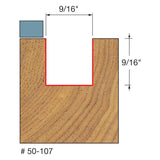 Freud 50-107 9/16" (Dia.) Top Bearing Flush Trim Bit - 2