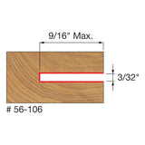 Freud 56-106 3/32" Slot Three Wing Slotting Cutter - 2
