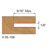 Freud 56-108 1/8" Slot Three Wing Slotting Cutter - 2