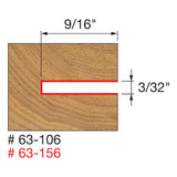 Freud 63-106 9/16" Depth Slotting Cutter Set - 2