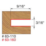 Freud 63-110 9/16" Depth Slotting Cutter Set - 2