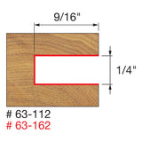 Freud 63-162 9/16" Depth Slotting Cutter Set - 2