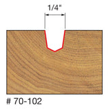 Freud 70-102 1/4" (Dia.) V Veining Bit - 2