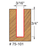 Freud 75-101 3/16" (Dia.) Up Spiral Bit - 2