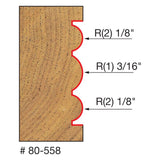 Freud 80-558 15/16" (Dia.) Triple Beading Bit - 2