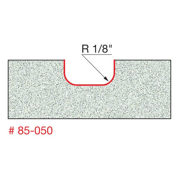Freud 85-050 1/8" Radius Drainboard Bit - 2