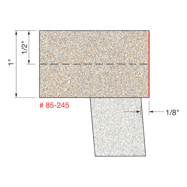 Freud 85-245 1/2" (Dia.) Overhang Trim & Cut Out - 2