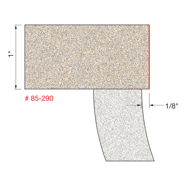 Freud 85-290 3/4" (Dia.) Overhang Trim & Cut Out - 2