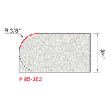 Freud 85-362 3/8" Radius Rounding Over Bit - 2