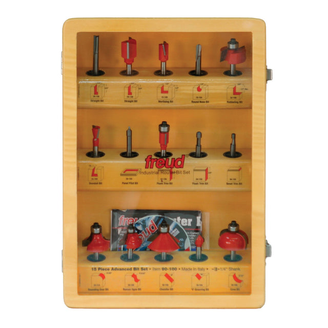 Freud 90-100 15 Piece Advanced Bit Set