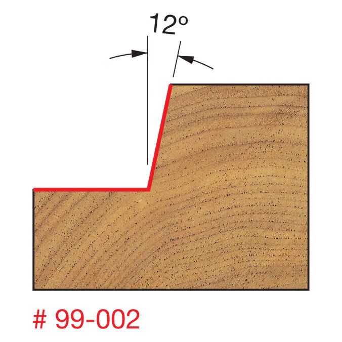 Freud 99-002 1-1/2" (Dia.) Door Lip Bit - 2